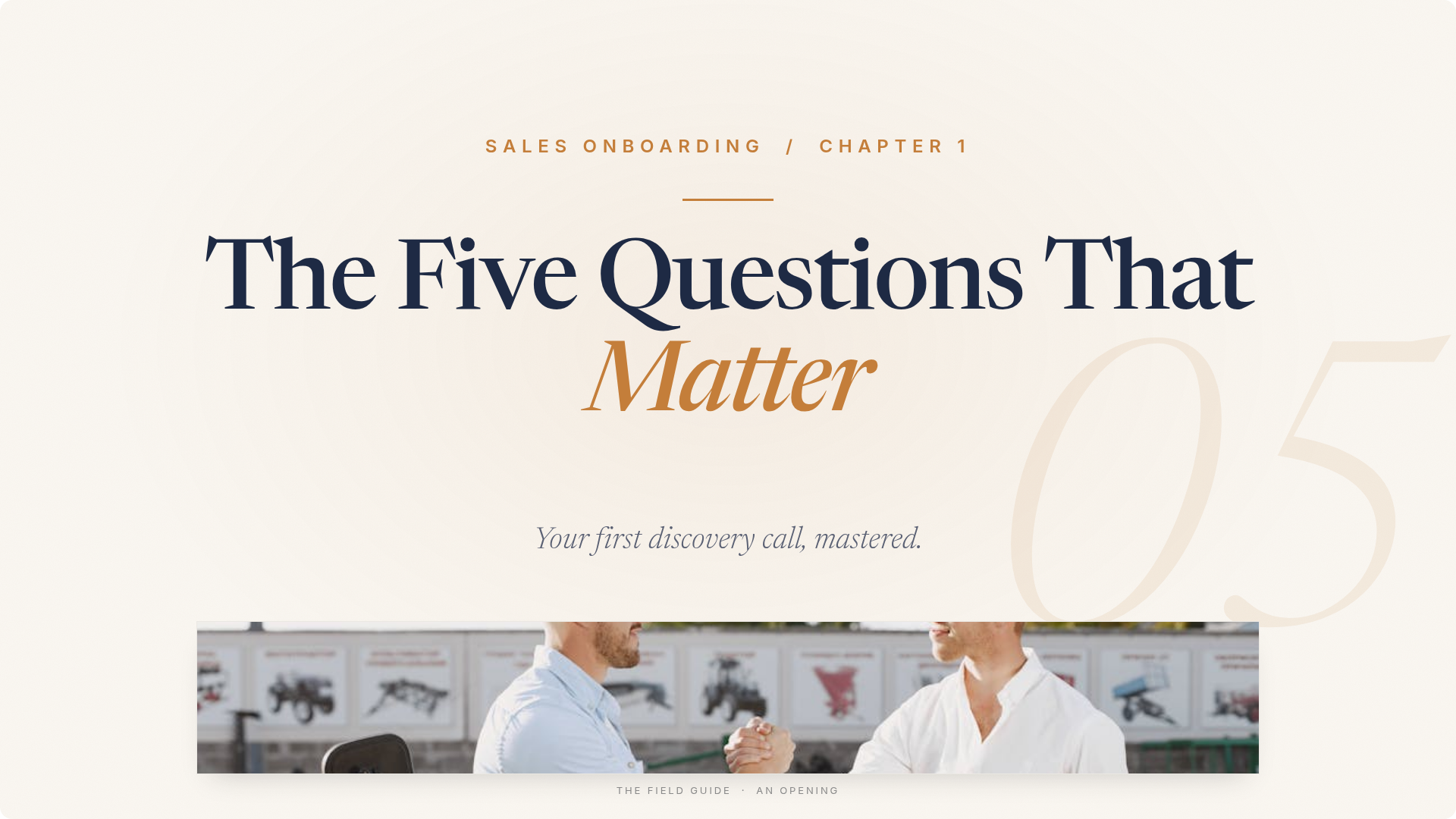 Your First Discovery Call: The 5 Questions That Matter